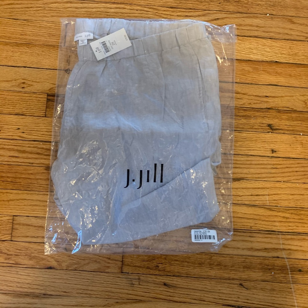 Grey Linen Capris Still In Packaging